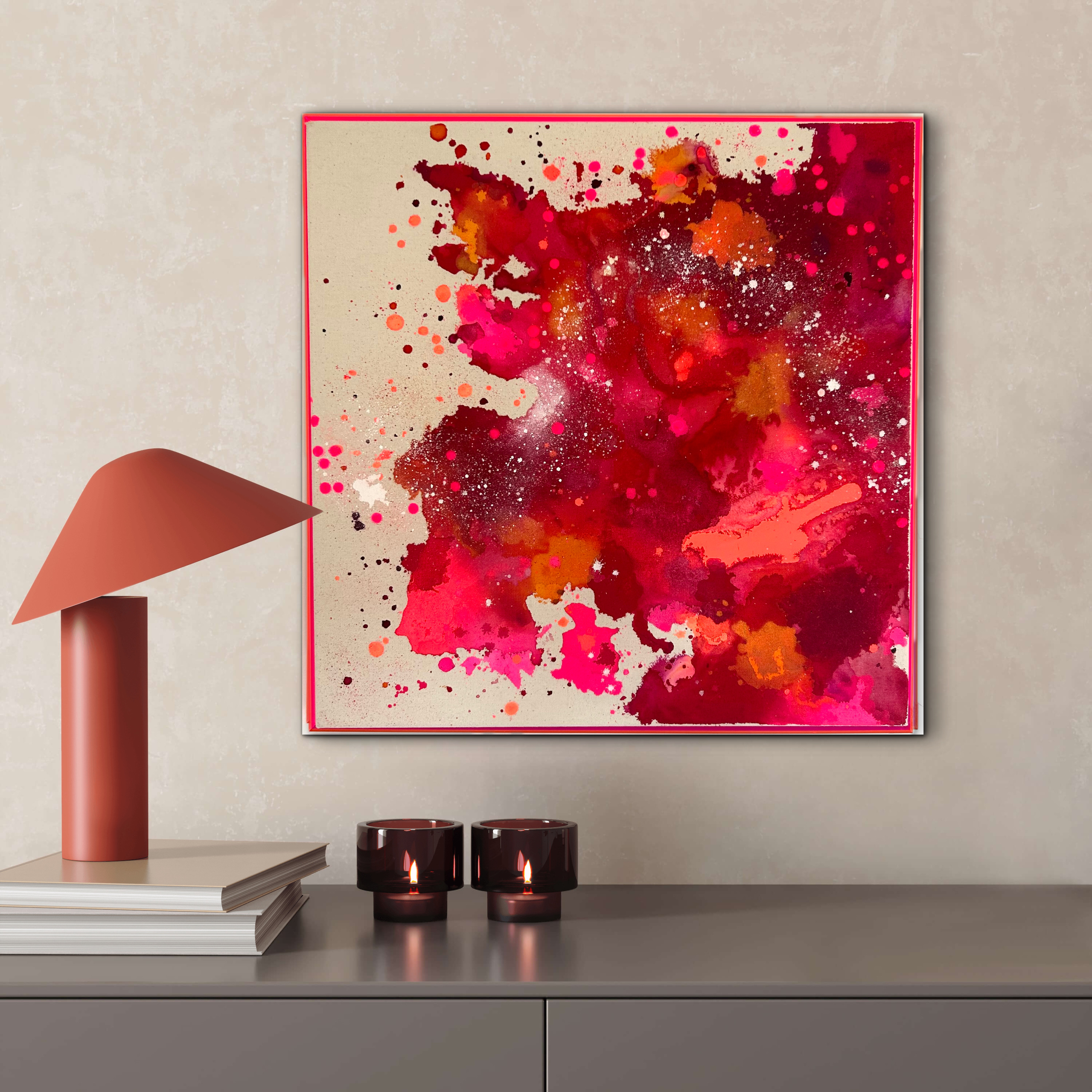 Eruption, 2025, Acryl auf roher Baumwollleinwand, Ansicht 10